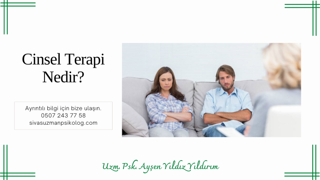 cinsel terapi nedir